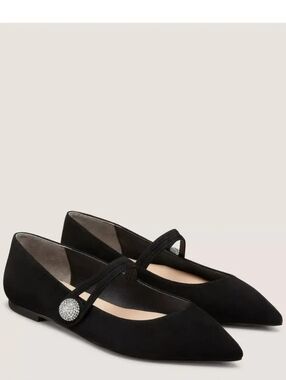 Stuart Weitzman Dede Mary Jane Flat Shoes
